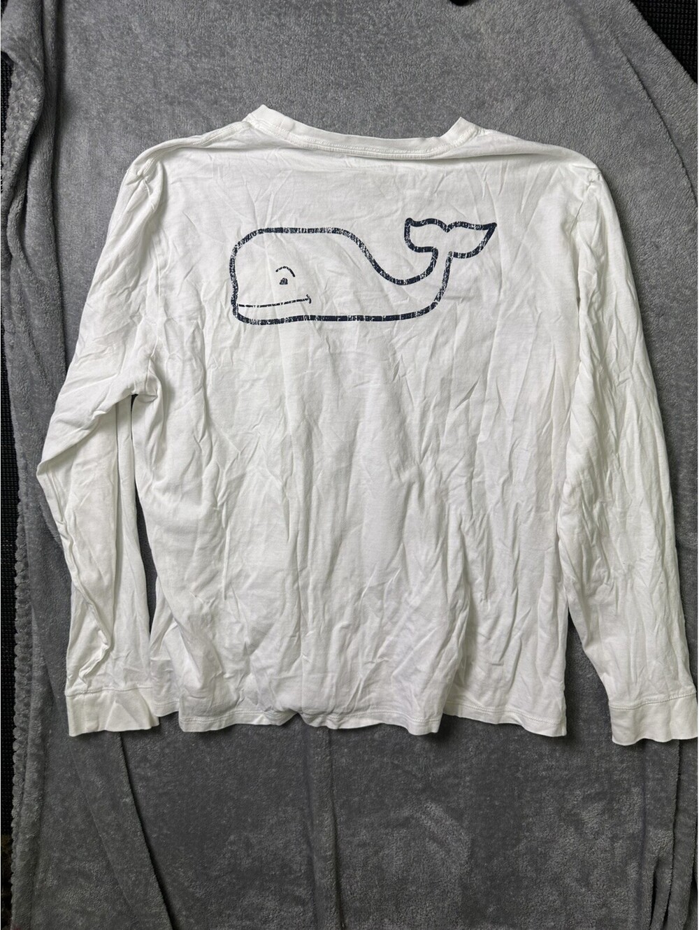 Vineyard Vines Men’s XL Long Sleeve Pocket T Shirt White Whale Logo Preppy